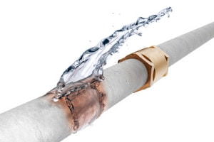 burst pipe
