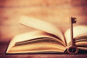 book with key