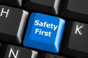 safety first keyboard key