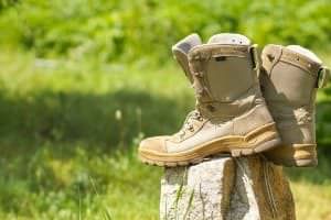 boots on rock