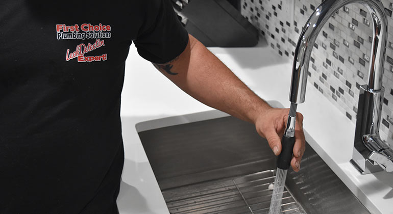 Kitchen Plumbing and Garbage Disposal Services - First Choice Plus Plumbing, Restoration & Air
